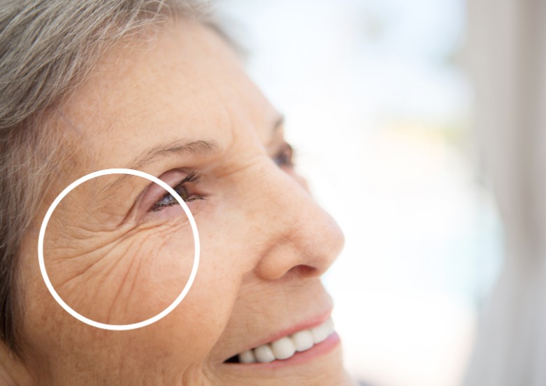 Mature Elderly Woman Smiling